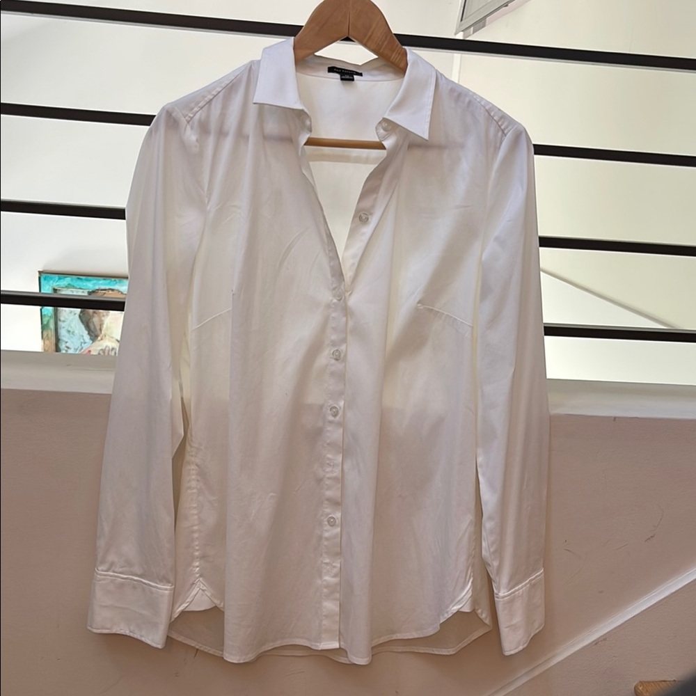 Ann Taylor White Dress Shirt for Women